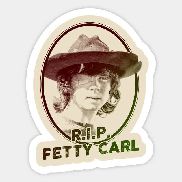 R.I.P. Fetty Carl Sticker by The Black Guy Who Tips Podcast